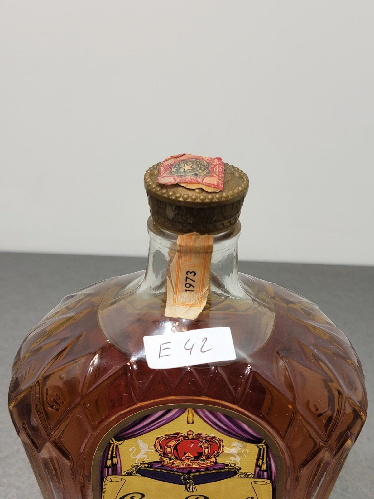 Whisky Crown Royal 10 years 1973 Joseph & Seagram Blended Canadian 75 cl 40%