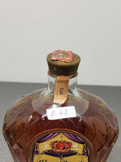 Whisky Crown Royal 10 years 1973 Joseph & Seagram Blended Canadian 75 cl 40%