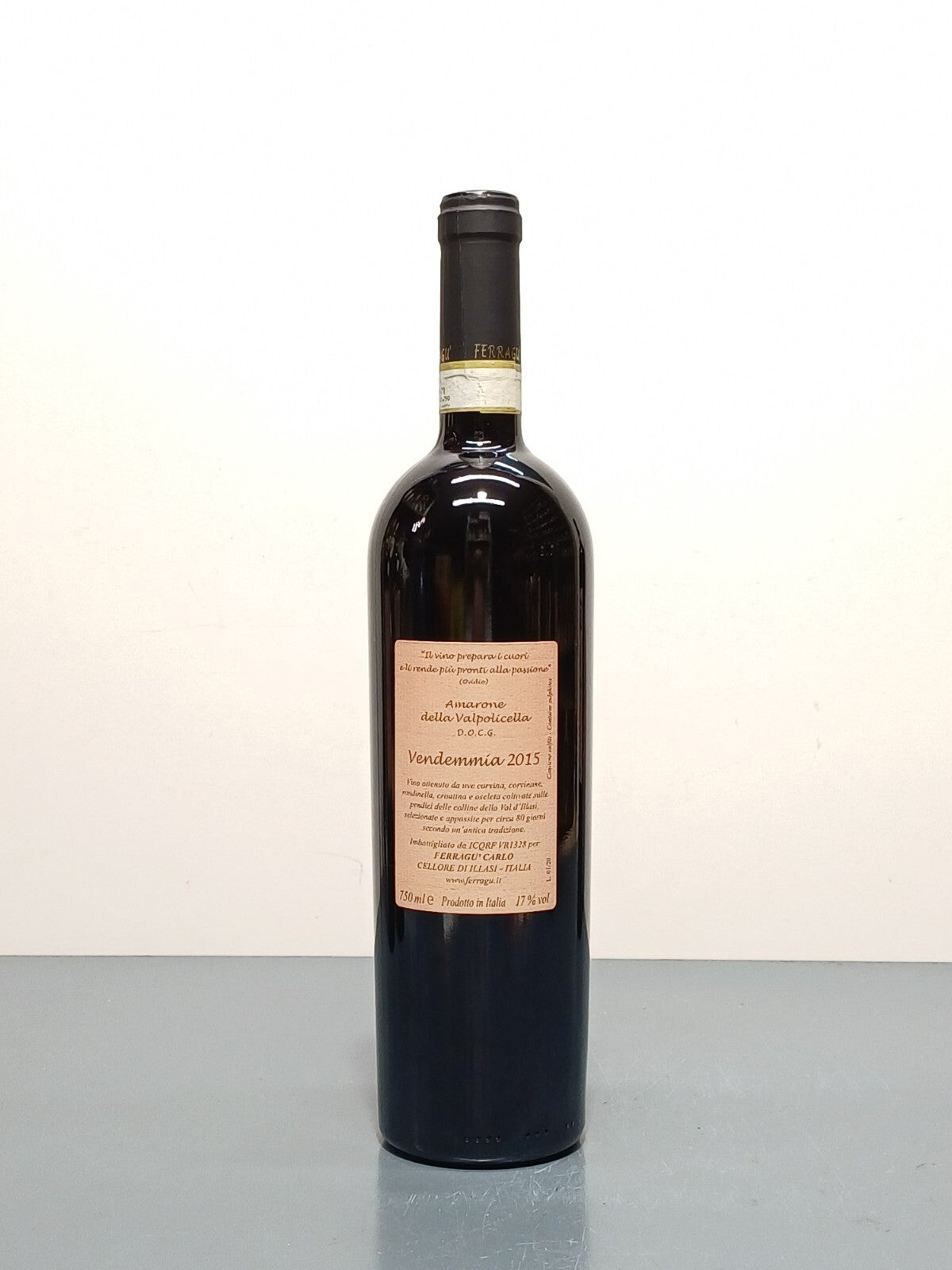 Amarone Ferragu Carlo 2015 Valpolicella bott..75 cl 17%