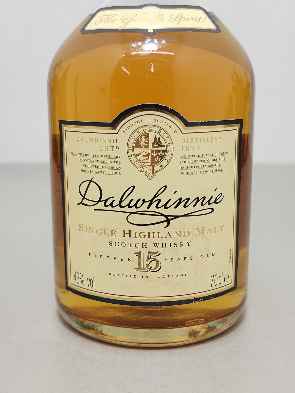 Whisky Dalwhinnie 15 years 1990s Single Highland Malt Scotch Whisky 70 cl 43%