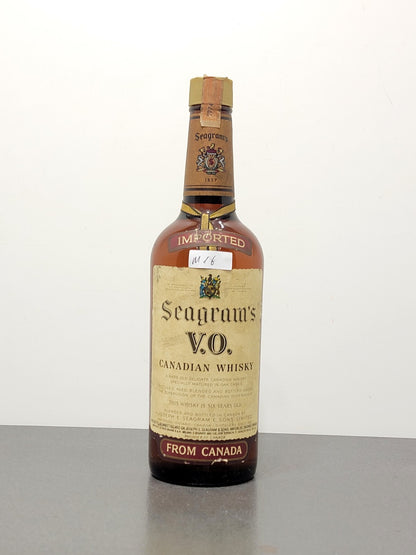 Whisky Canadian Seagram's V.O. 1974 6 Years Old bott.75 cl 40%