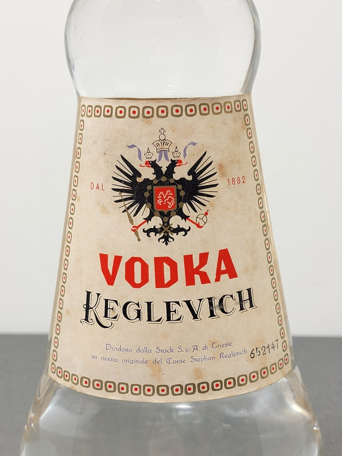 Vodka Keglevich 1950s bott. 75 cl 40%