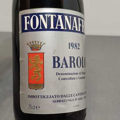 Barolo 1982 Fontanafredda Serralunga D'Alba bott. 75 cl 13%