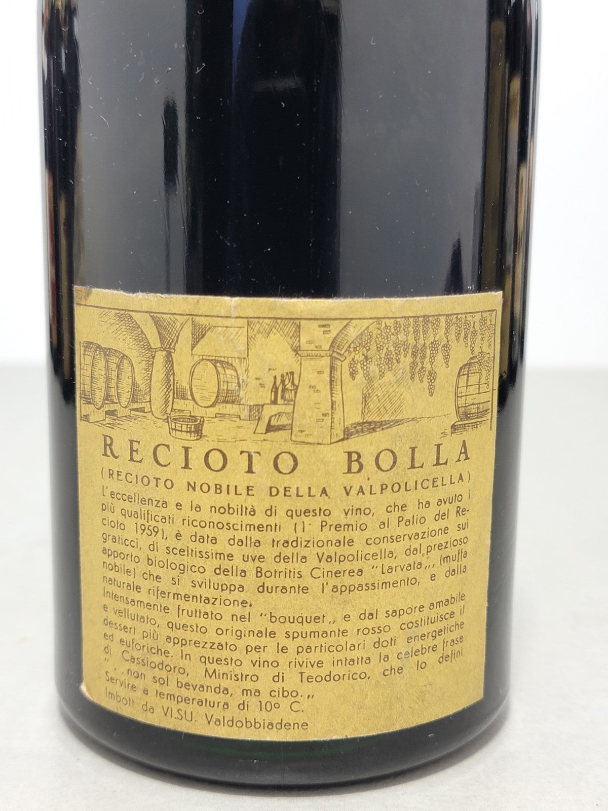 Bolla Recioto 1966 Valpolicella Fratelli Bolla bott. 77 cl 12,5%