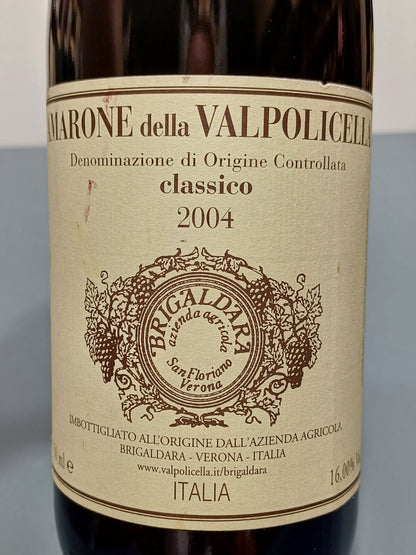 Vino 2004 Brigaldara Amarone Della Valpolicella Classico bott.75 cl