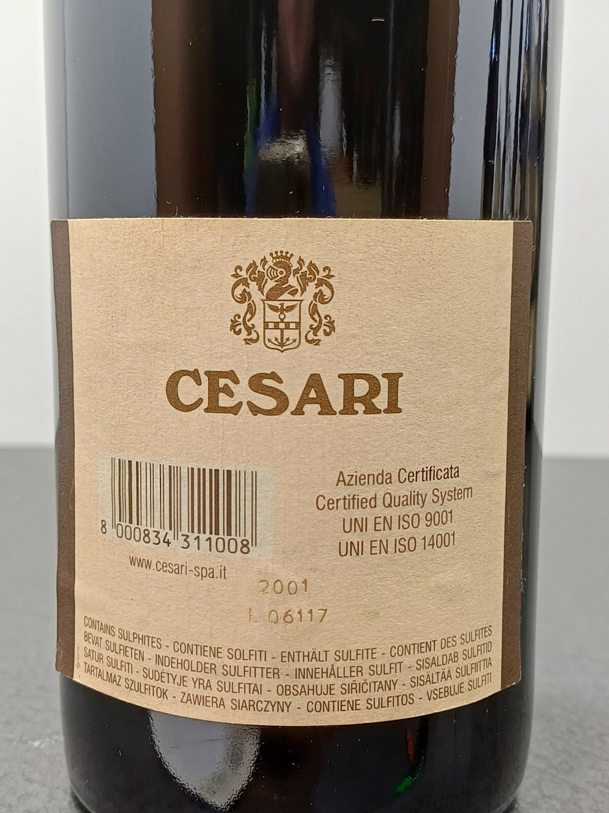 Amarone Cesari 2001 il Bosco Amarone Della Valpolicella Classico bott. 75 cl 15%