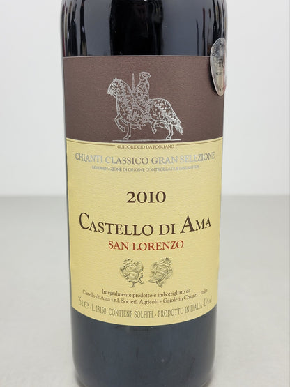 Castello di Ama San Lorenzo 2010 Gran Selezione Chianti Classico bott.75 cl 13%