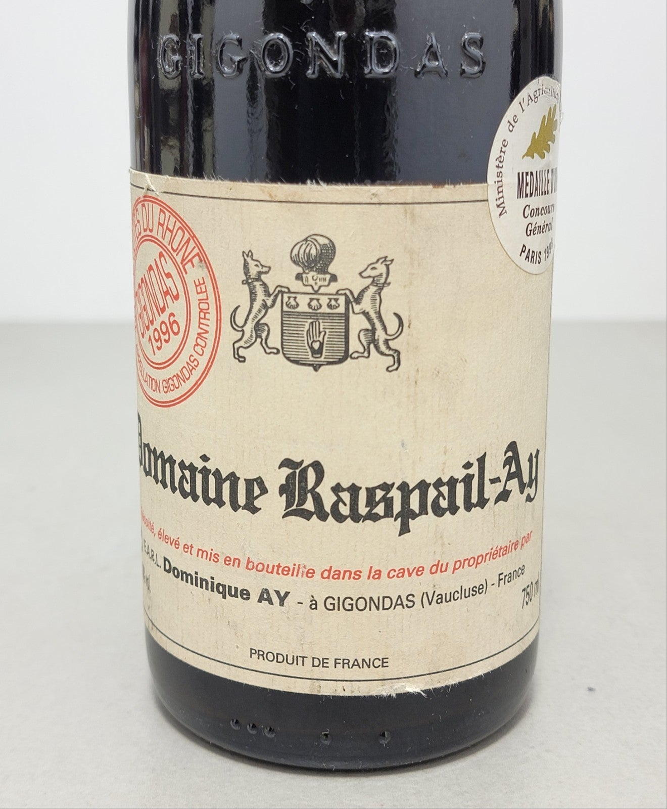 Domaine Raspail Ay Gigondas 1996 bott. 75 cl 14%