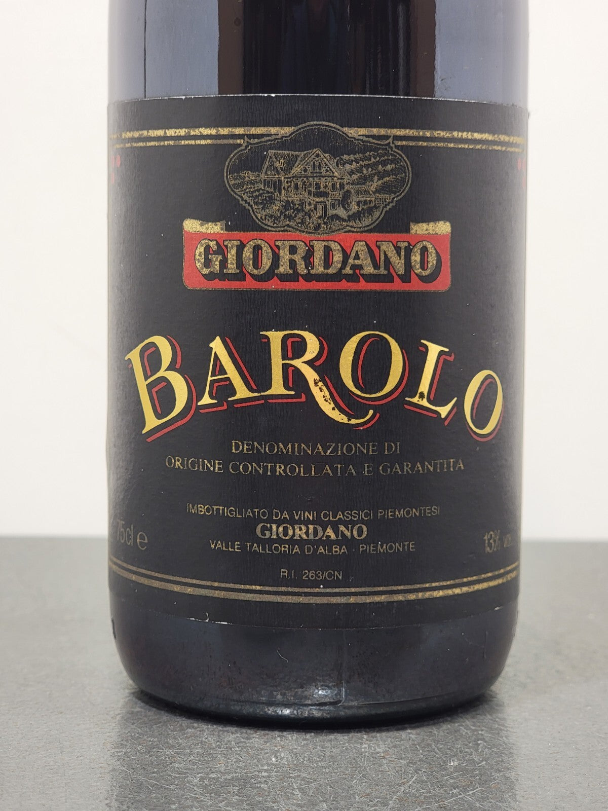 Barolo Giordano 1980 bott. 75 cl 13%