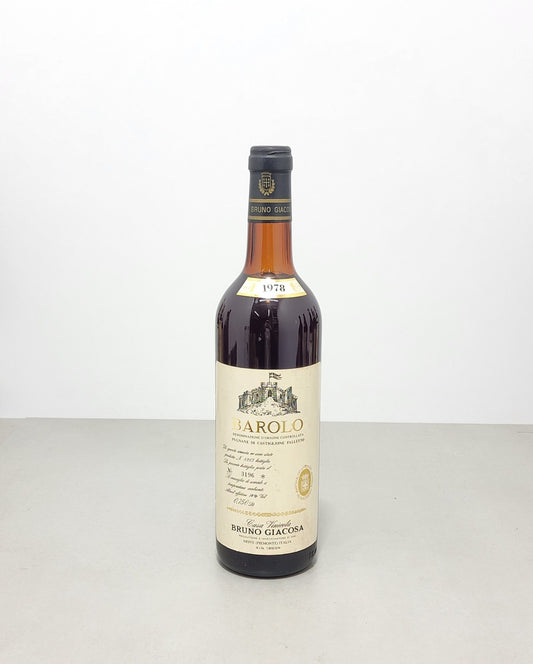 Barolo Bruno Giacosa 1978 Castiglione Falletto Neive bott.75 cl 14%