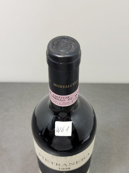 Brunello Di Montalcino Pietranera 1998 Centolani botti.75 cl 14%