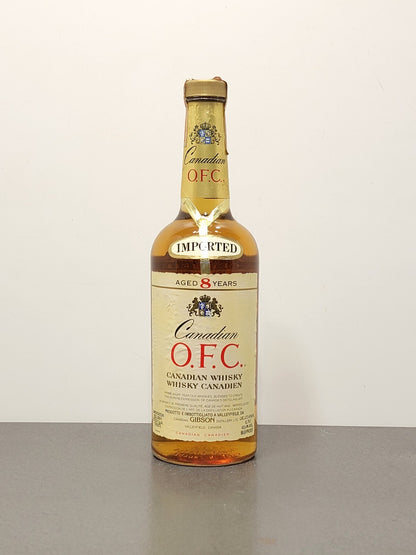 Whisky Canadian O.F.C 8 year 1981 Gibson 86 proof bott.75 cl 43.4%