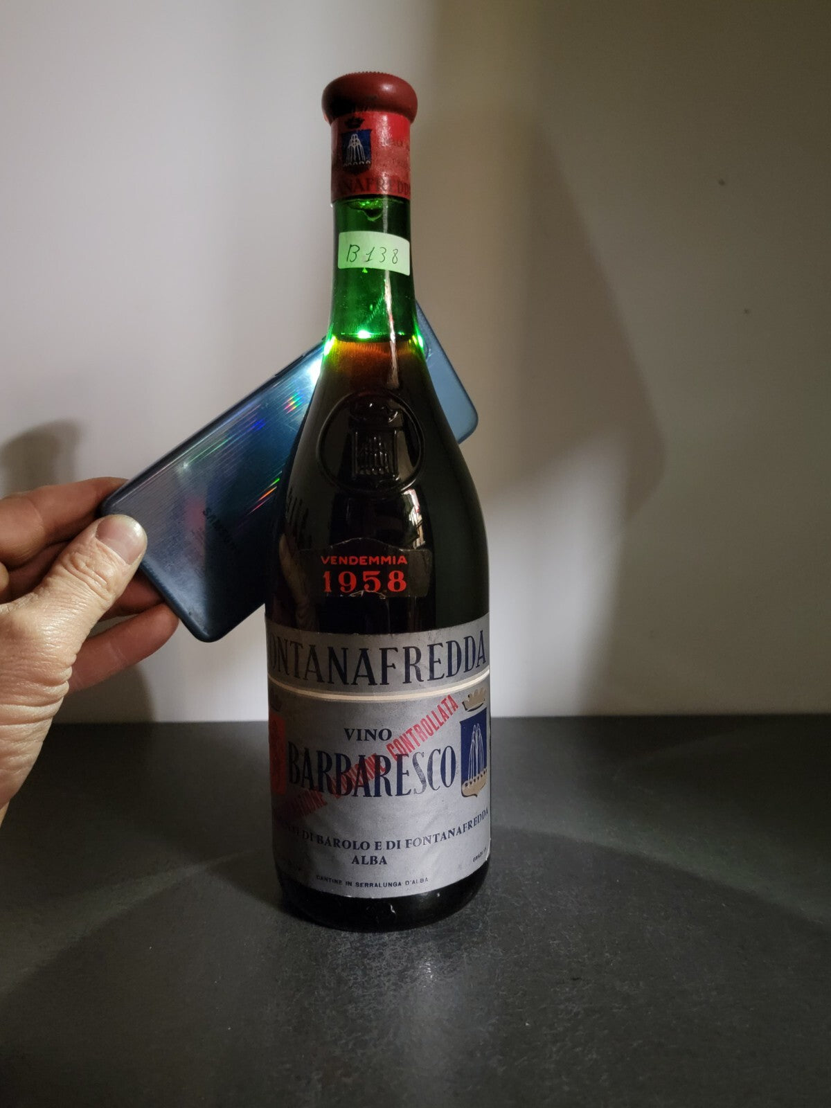 Barbaresco Fontanafredda 1958 Serralunga D'alba bott. 72 cl 13%