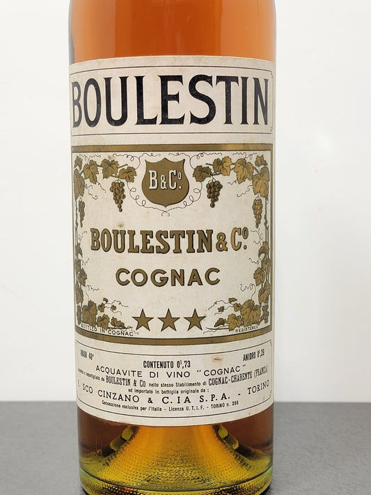 Cognac Boulestin 3 stars 1970s bott.75 cl 40%