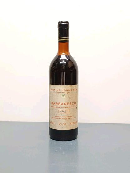 Barbaresco Cantina Nonno Bum Calliano 1978  Asti Imb. F.lli Prunott bott..75 cl