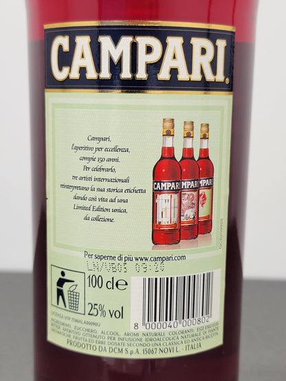 Campari Bitter Limited Edition Vanessa Beecroft 150 Anniversary 2010, 25% 1 litro