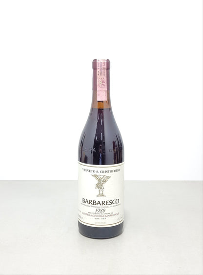 Barbaresco San Michele 1989 Vigneto San Cristoforo Neive bott.75 cl 13.5%