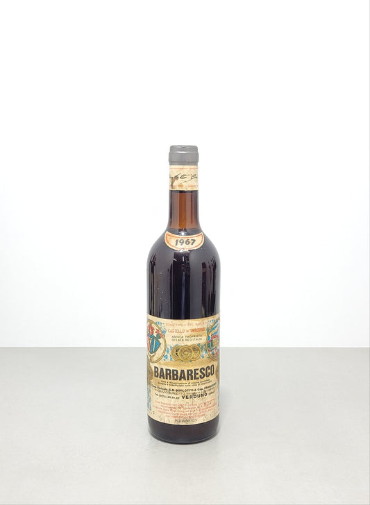 Barbaresco Castello Di Verduno 1967  G.B .Burlotto bott.. 72 cl 13.5%
