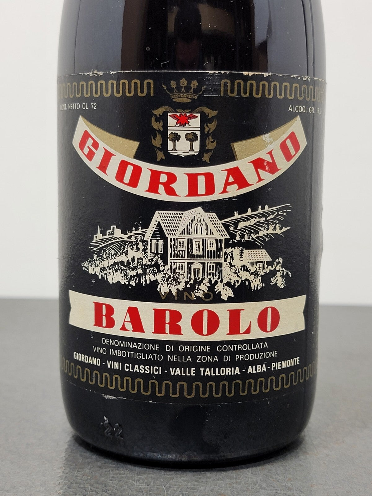 Barolo Giordano 1970 bott. 72 cl 13.5%