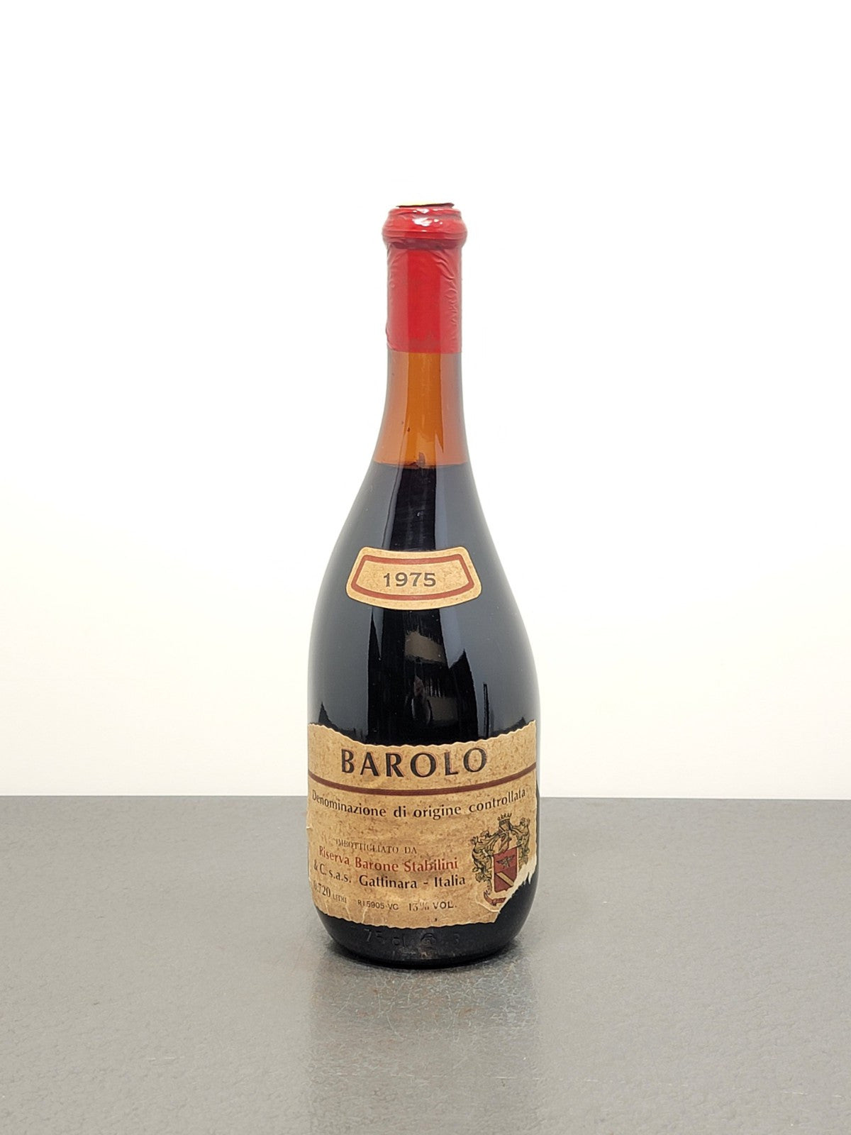 Barolo Barone Stabilini Riserva 1975 bott. 72 cl 13%