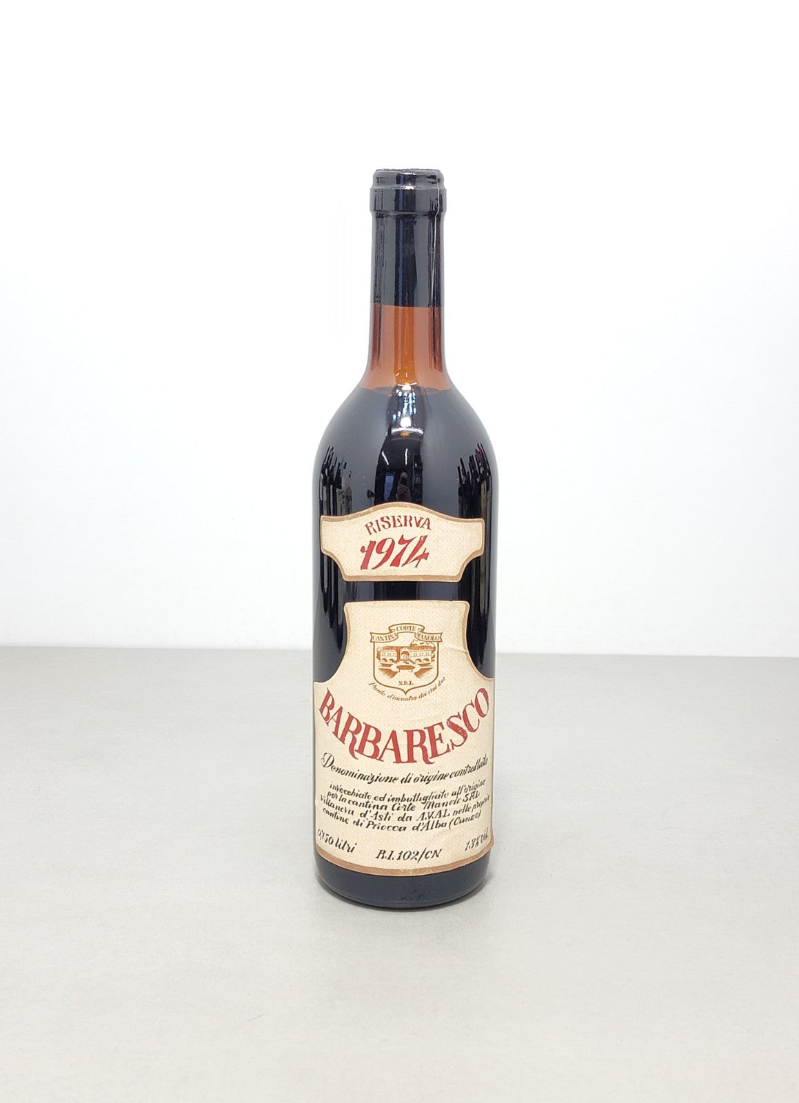 Barbaresco Corte Manolo 1974  Riserva Alba bott..75 cl 13%_2