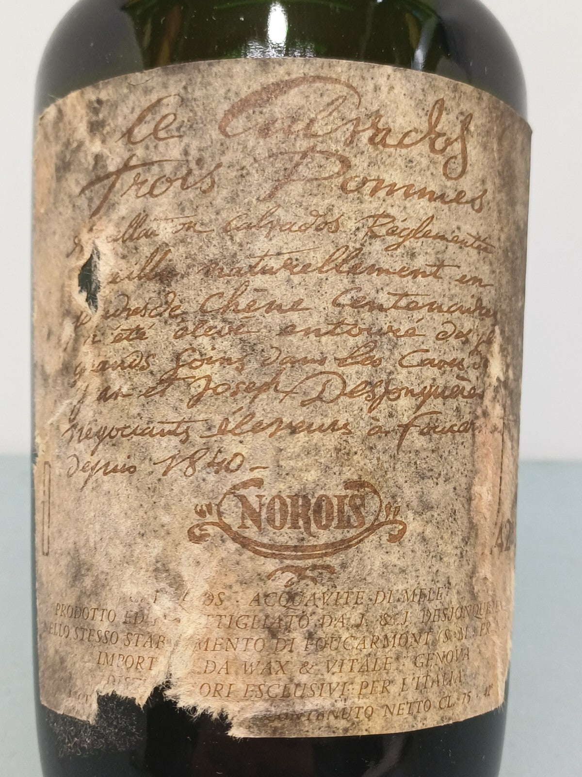 Calvados Norois La Pomme anni 80 bott.75 cl