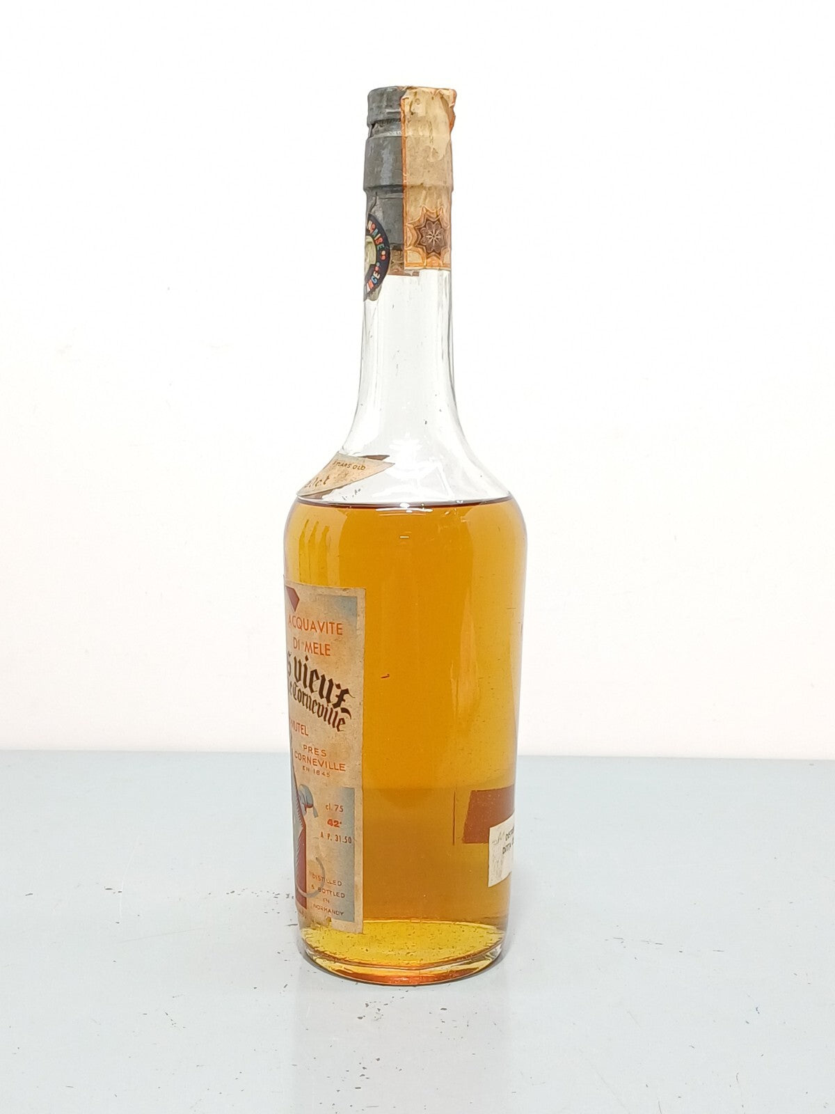 Calvados Vieux 1960s Chort Mutel Des Cloches De Corneville bott.75 cl