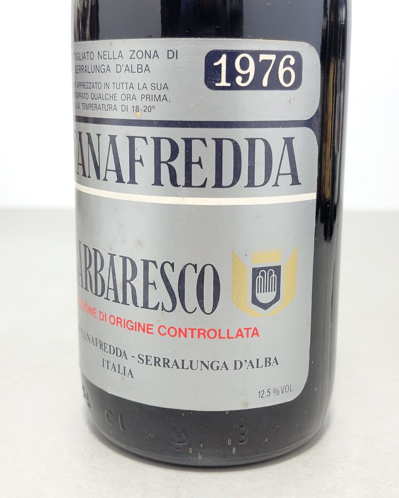 Barbaresco Fontanafredda 1976 Serralunga D'Alba bott. 75 cl 12,5%
