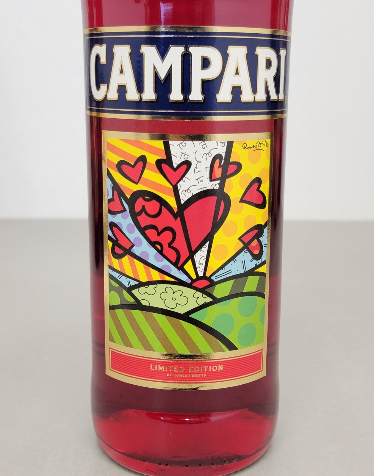 Campari Bitter Romero Britto Limited Edition 2000s bott. 1 litro