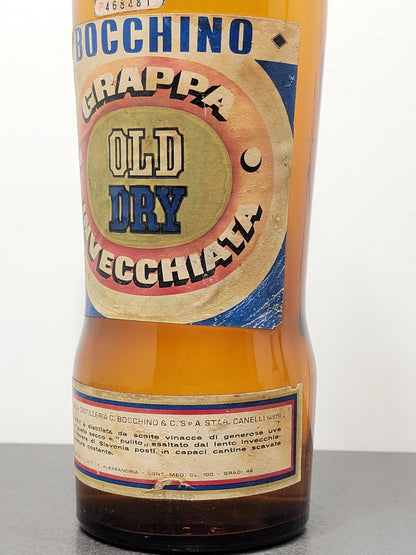 Grappa Di Bocchino Canelli 1960s bott. 1 Litro 40% OLD DRY
