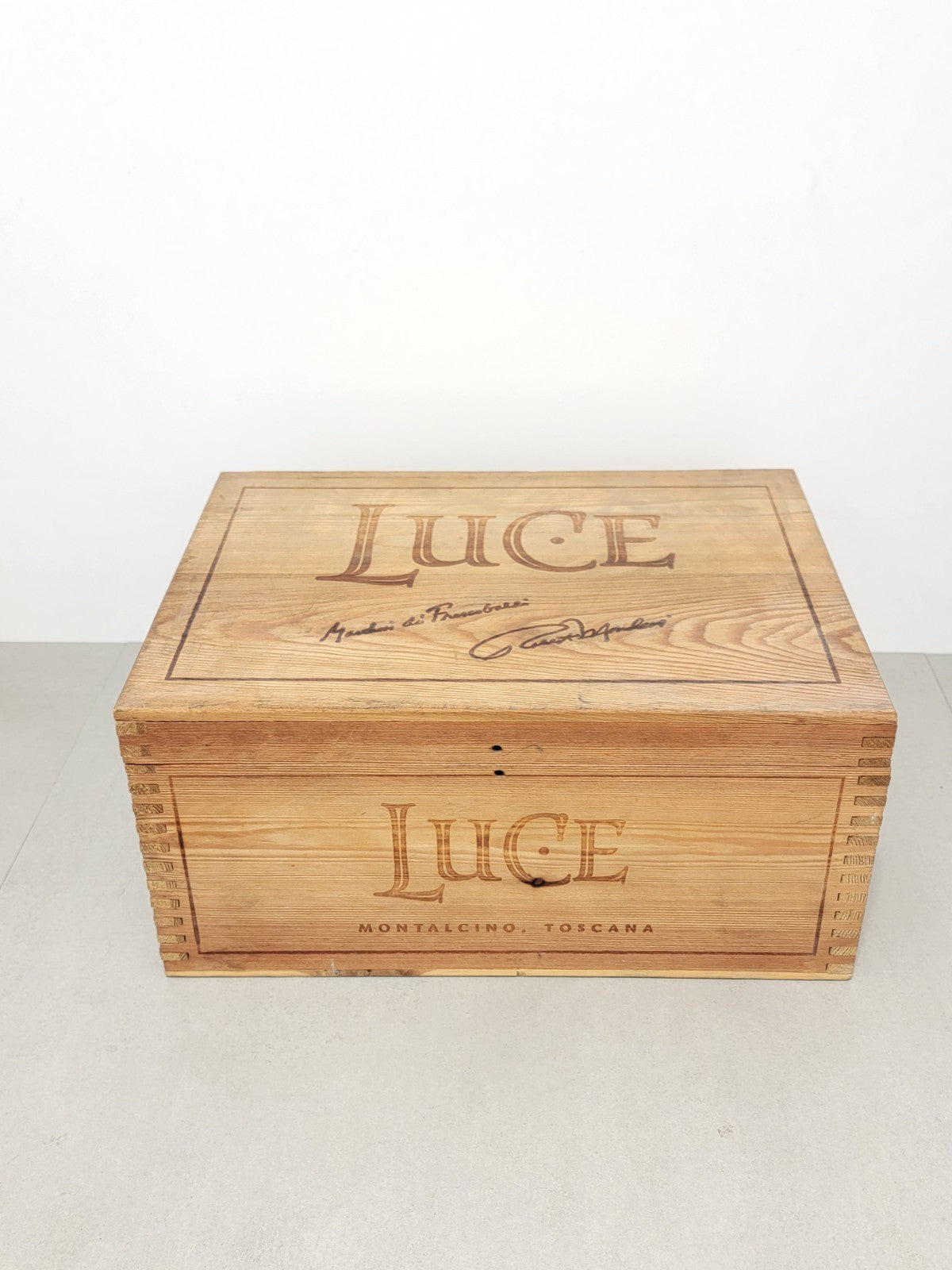 Tenuta Luce Della Vite 2000 Frescobaldi 6 Bottiglie Cassa in Legno 75 cl 14%