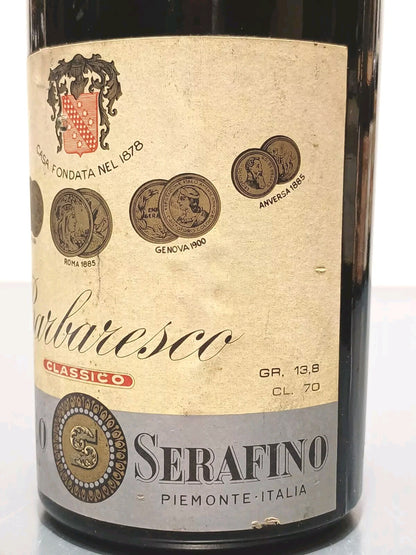 Barbaresco Enrico Serafino  1958 bott..70 cl 13,5%