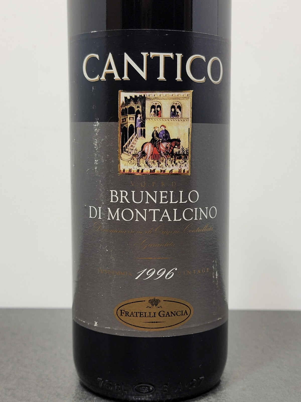 Cantico Fratelli Gancia 1996 Brunello Di Montalcino bott.75 cl 13%