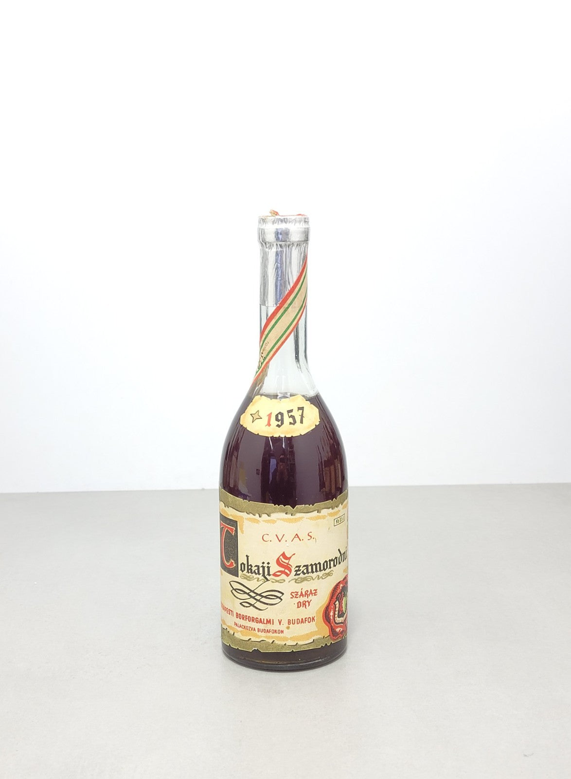 Tokaji Szamorodni 1957 Budapest Borfolgalmi,V. Budafok bott. 50 cl 13 %