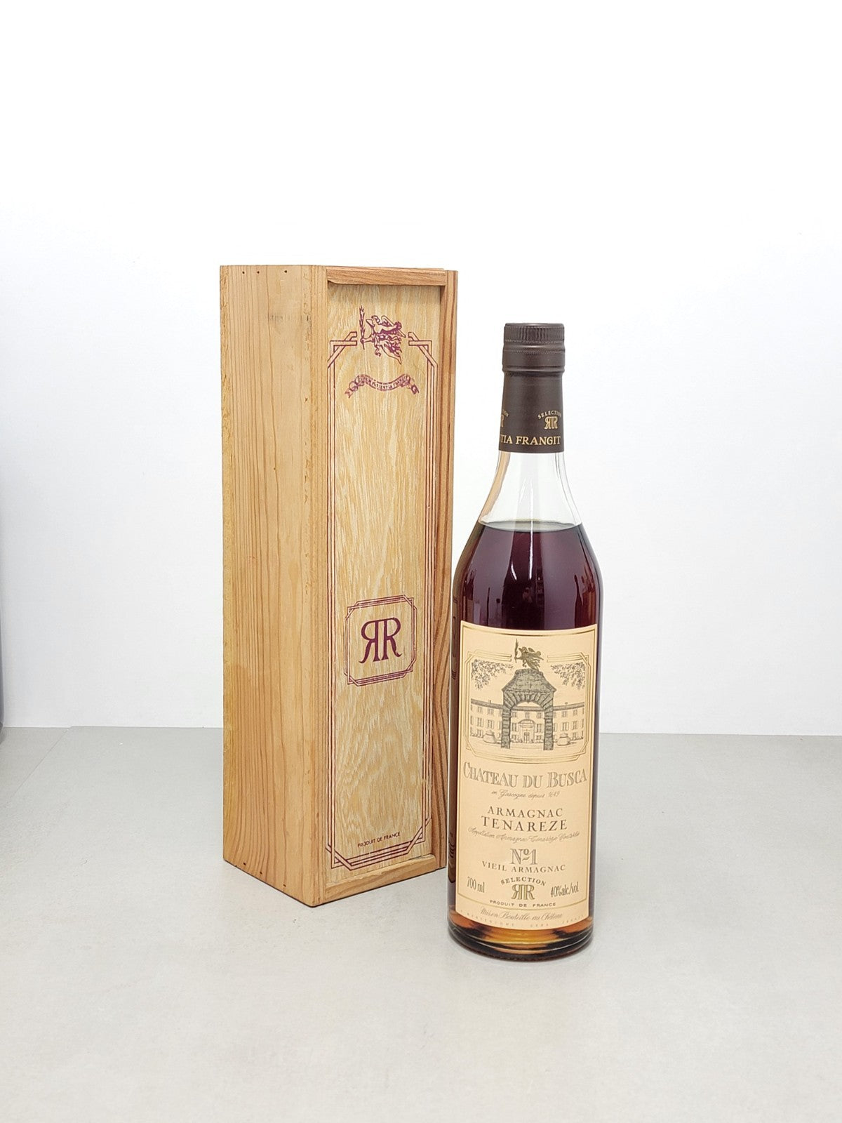 Armagnac Chateau Du Busca Tenareze N.1 Vieil Armagnac Cassa in Legno 70 cl 40%