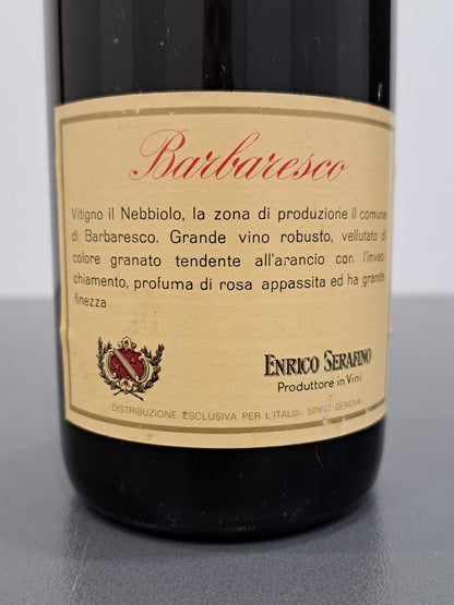 Barbaresco Enrico Serafino 1952 Riserva Speciale bott.72 cl  13%