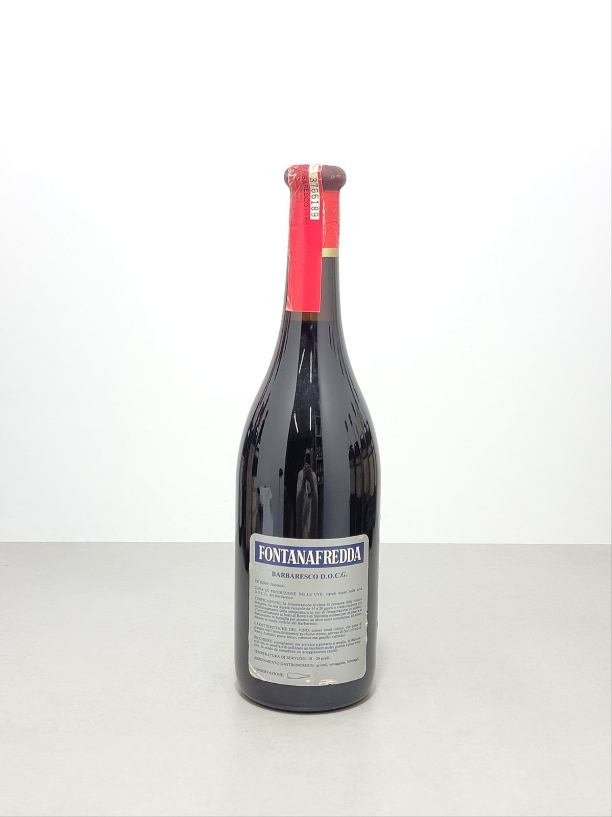 Barbaresco Fontanafredda 1983 Serralunga D'Alba 75 cl 13%