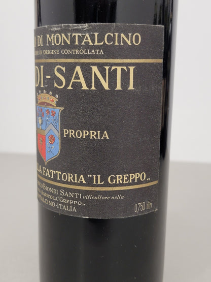 Biondi Santi Tenuta Greppo 1979 Brunello Di Montalcino bott. 75 cl 12.5%