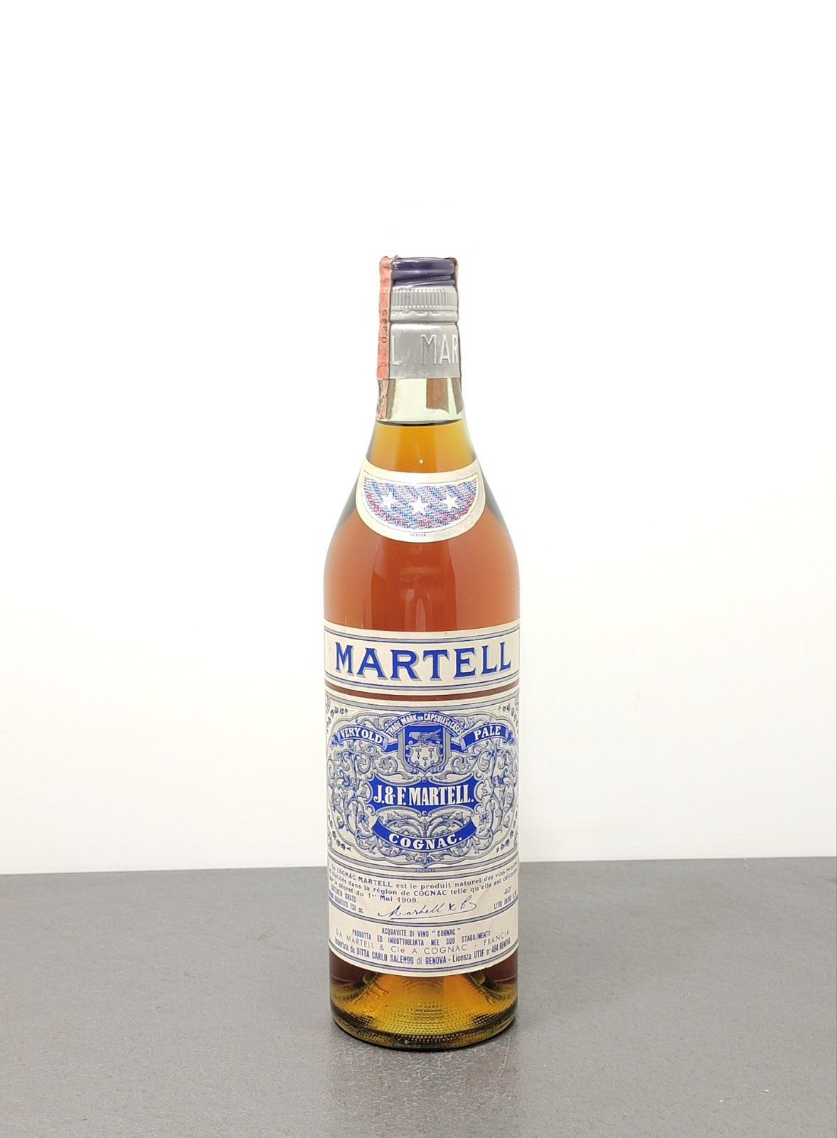 Cognac Martell 3 Star 1965 Anniversaire Grand Prix Exceptionnel bott.75 cl 40%