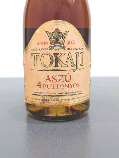 Tokaji Aszu 2005 4 Puttonyos Ml 500