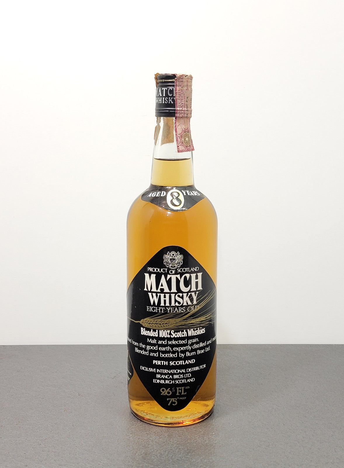Whisky Match 8 years 1970s Blended Scotch Whisky bott.75 cl 43%