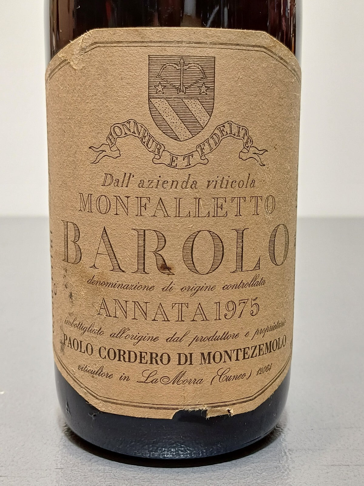 Barolo Paulo Cordero Di Montezemolo 1975 Monfalletto bott.75 cl 13%