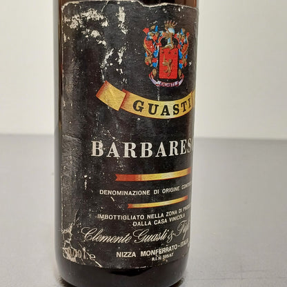 Barbaresco Clemente Guasti 1978 Nizza Monferrato bott..75 cl 13%