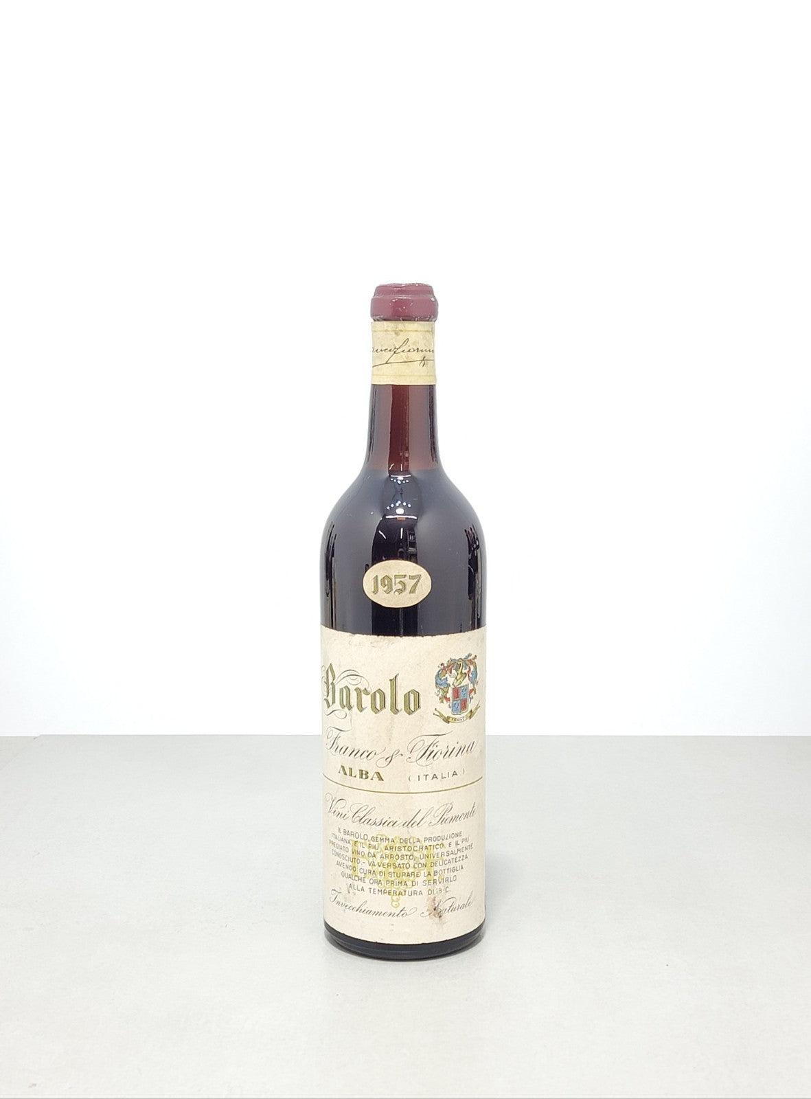 Barolo Franco Fiorina 1957 Vini Classici del Piemonte bott. 75 cl 13%