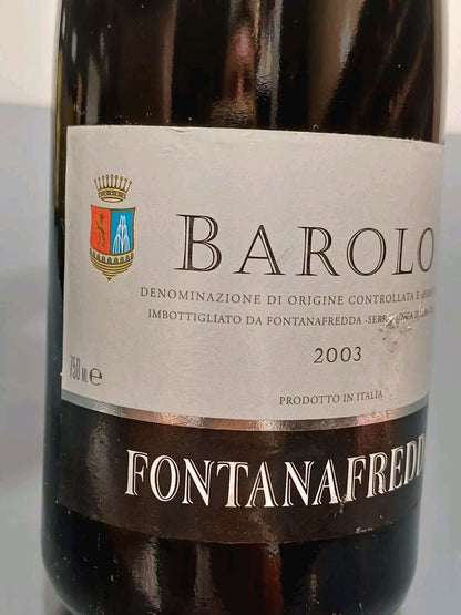 Barolo Fontanafredda 2003 Serralunga D'alba bott.75 cl 13 5%
