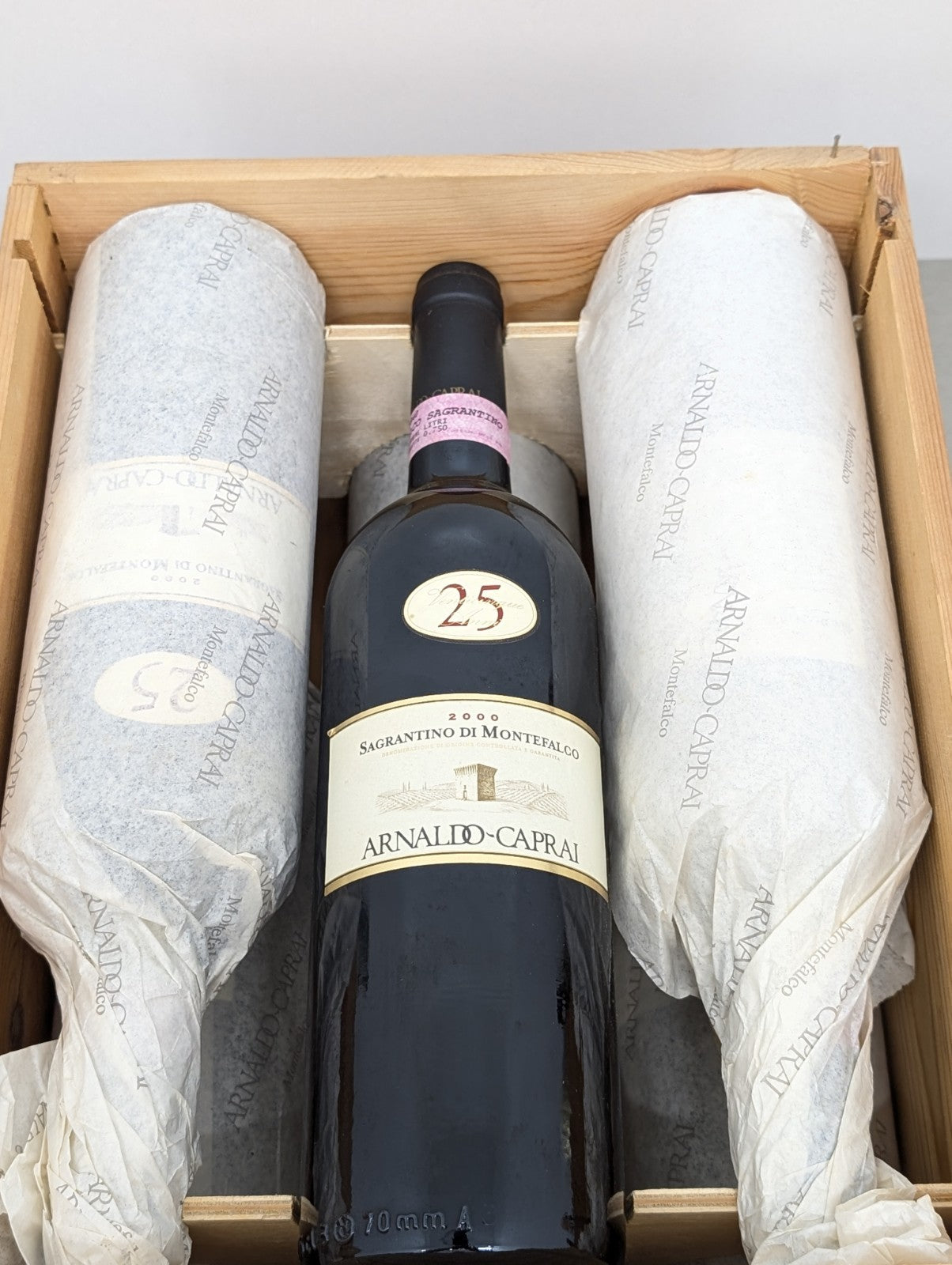 Sagrantino Montefalco 2000, Arnaldo Caprai 25 anni Cassa con 6 bott.
