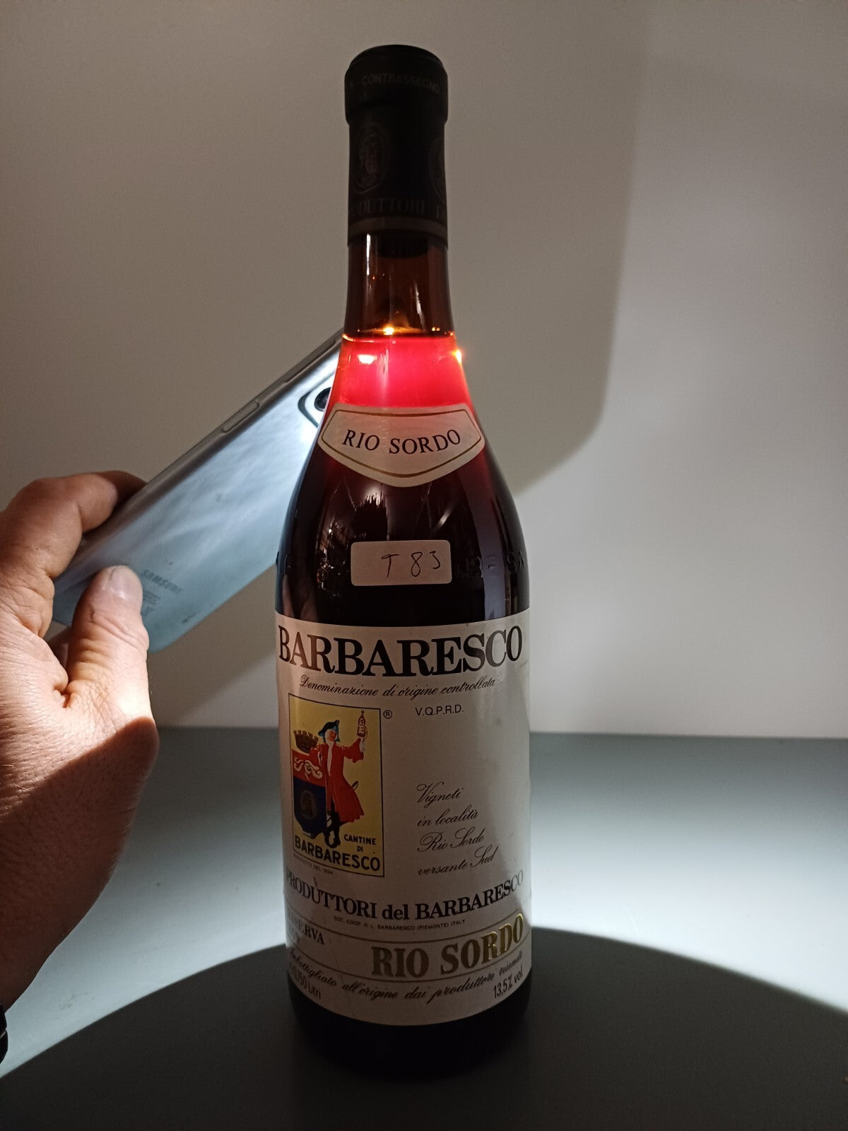 Barbaresco Rio Sordo Riserva 1979 Produttori Del Barbaresco bott.75 cl 13.5%