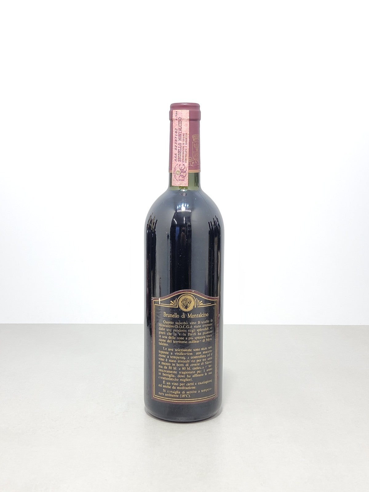 Brunello Di Montalcino Banfi 1982 bott. 75 cl 13%