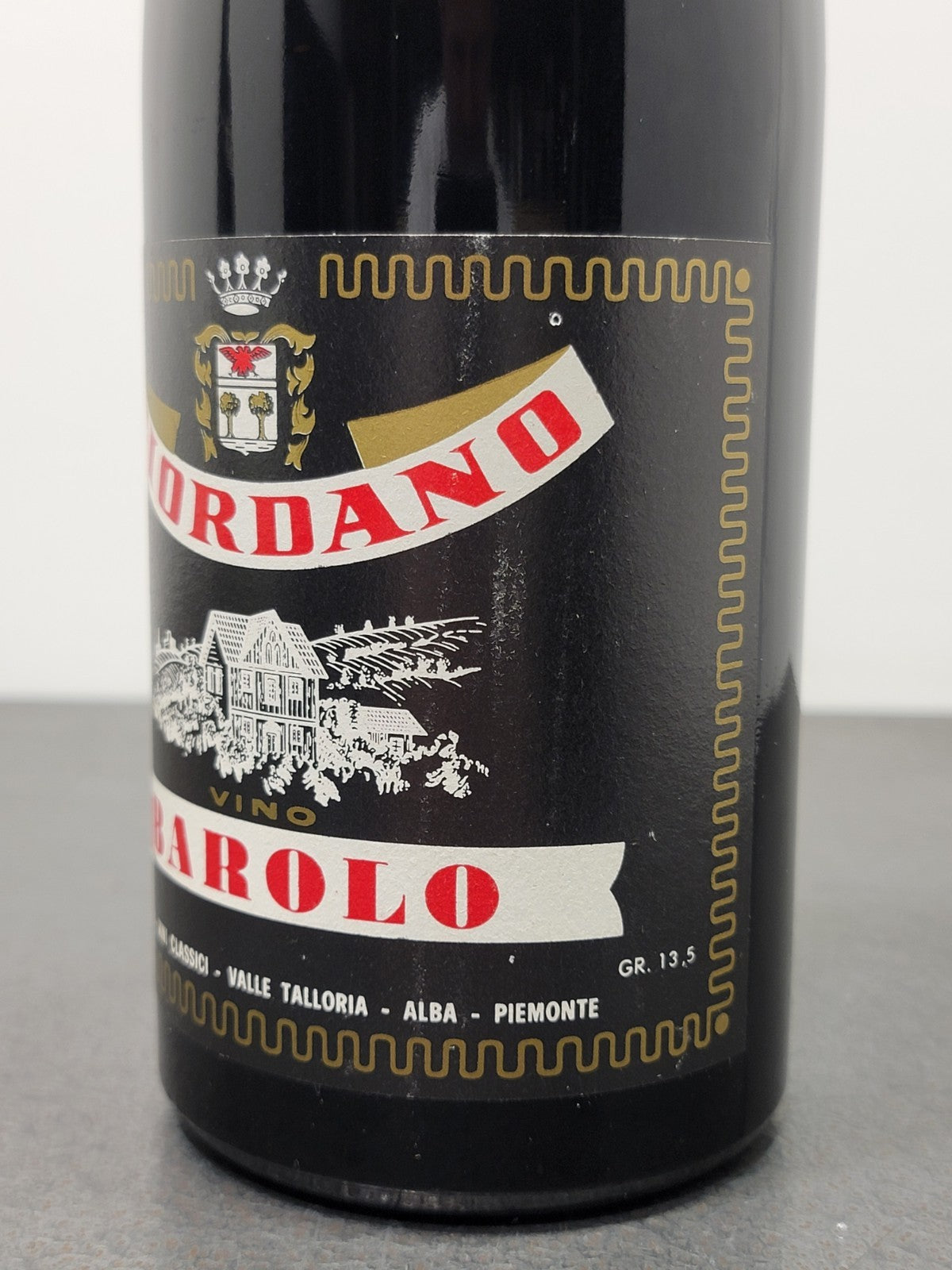 Barolo Giordano 1961 Alba bott.70 cl 13.5%