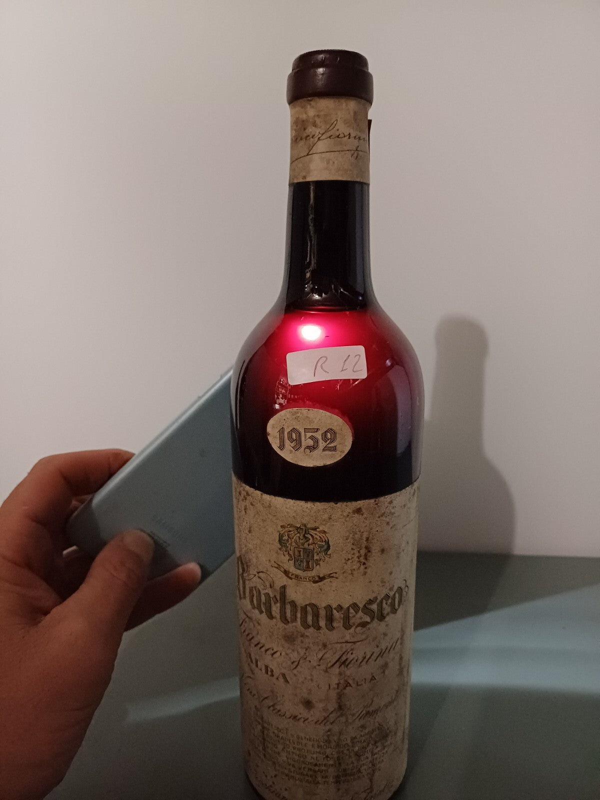 Barbaresco Franco Fiorina 1952  bott...72 cl 13%